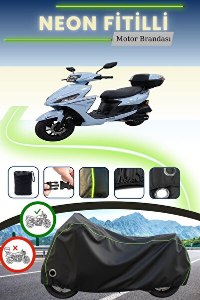 Cemku Fast قماش محرك متوافق مع قفل أسود مضيء لسيارة كينج موتور أريس 125