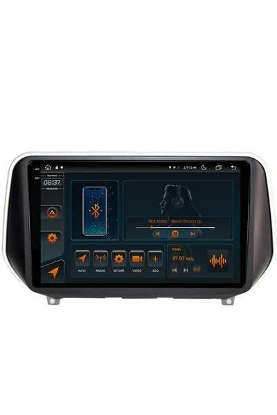 AutoDrop Navigation Hyundai Santa Fe (2018-Present), Android 13, V-Octa/4GB RAM+64GB ROM, 9.5"