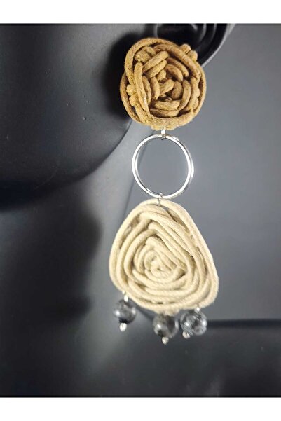 birtarz Custom Design Obsidian Stone Earrings