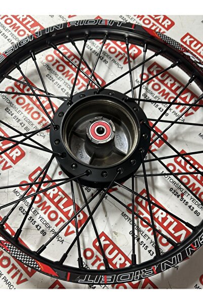 MTS Ride İt Jant Komple Siyah Ön Jant Kampanalı Model 1.20 x 17