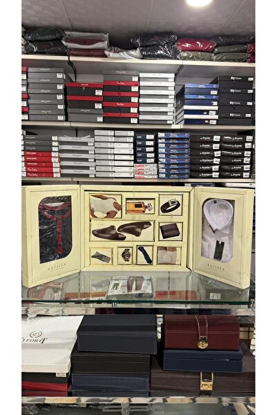 gd goldoremi Batista 01258 Luxury Special Boxed Groom's Suit 11 Piece Dowry Set