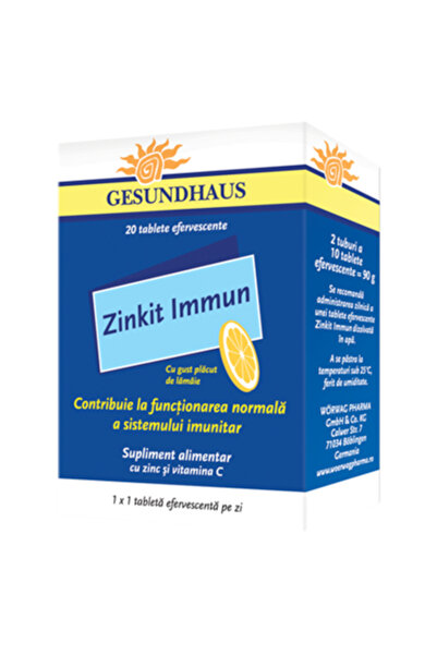Zdrovit Zinkit Immun, 20 de comprimate