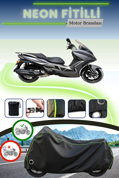 Cemku Fast غطاء محرك متوافق مع أورورا جي تي 250 باللون الأسود النيون