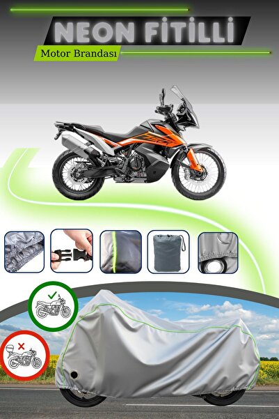 Cemku Fast قماش دراجة نارية متوافق مع KTM 790 Adventure R متوافق مع قفل رمادي...