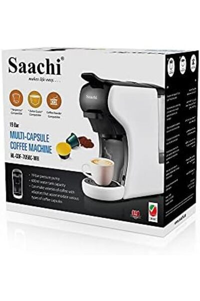 SAACHİ Multi-Capsule Coffee Machine NL-COF-7058C-WH