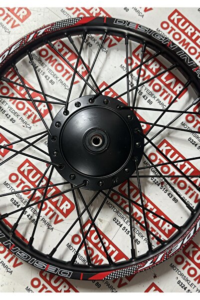 MTS Ride İt Jant Komple Siyah Ön Jant Kampanalı Model 1.20 x 17