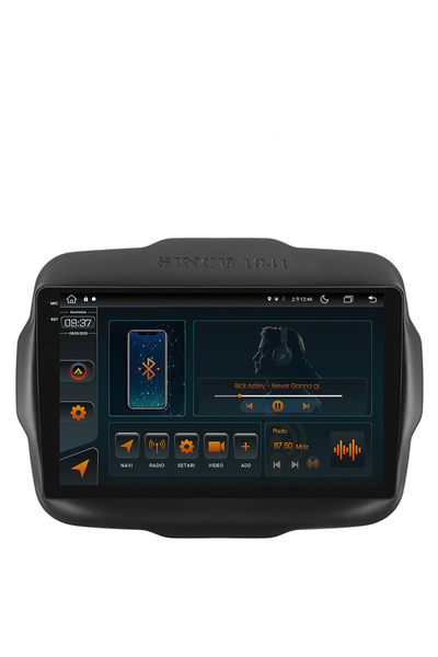 AutoDrop Navigation Jeep Renegade (2014-2018), Android 13, V-Octa/4GB RAM+64GB ROM, 9.5"