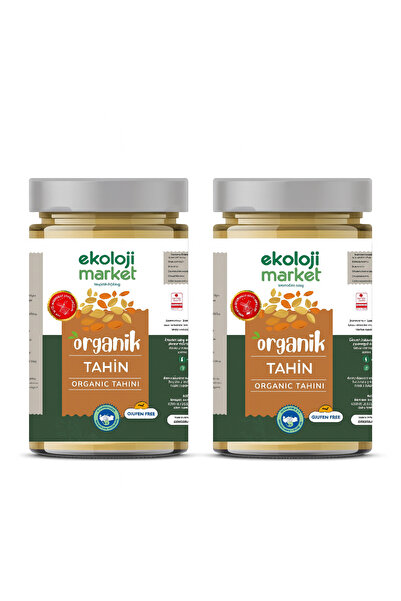 Ekoloji Market Organik Tahin Çiğ Glutensiz 300 gr 2'li
