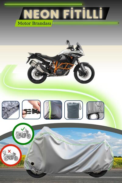 Cemku Fast قماش دراجة نارية متوافق مع KTM 1190 Adventure R متوافق مع قفل رماد...