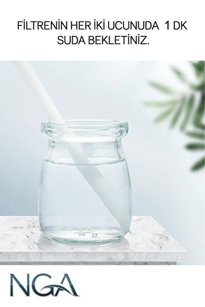 NGA Yedek Filtre Hava Nemlendirici Buhar Makinesi için - Difüzör Yedek Pamuk - 11cm (5 ADET)