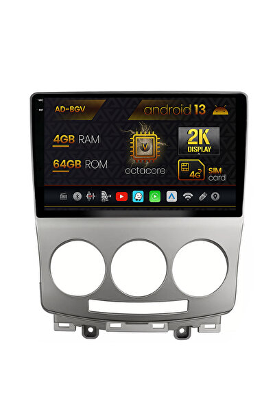 AutoDrop Navigatie Mazda 5 (2005-2010),Android 13,V-Octa/4GB RAM+64GB ROM,9.5"