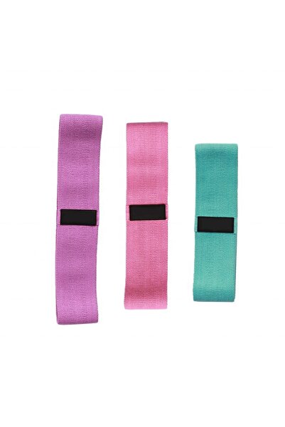 dalimag Set of 3 Exercise Bands, Mini Band, Rubber, 3 Colors