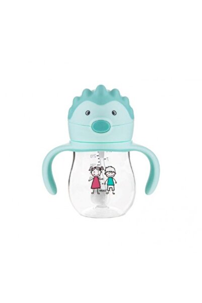 Akuku Spill-proof training cup with straw 250 ml Mint