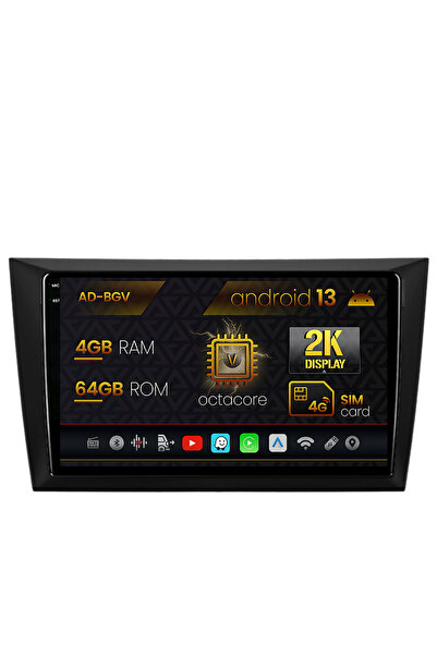 AutoDrop Navigatie Volkswagen Golf 6,Android 13,V-Octa/4GB RAM+64GB ROM,9.5"