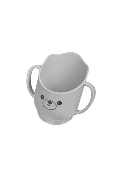 Akuku Cana antrenament cu manere pentru copii BabyMug Grey Bear,capacitate 15...
