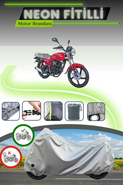 Cemku Fast قماش دراجة نارية رمادي اللون متوافق مع نيون فيتيل كانوني بريتون إس