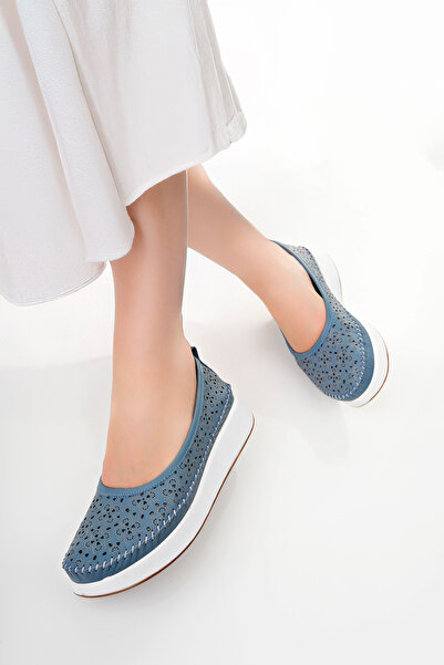 Ewen Tomm Pantofi sport de damă din piele naturală