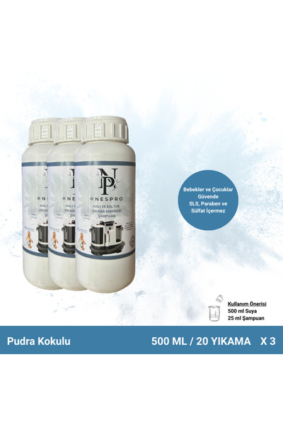 Reyonplus Nespro Halı ve Koltuk Yıkama Makinesi Şampuanı/Deterjanı - Pudra Ko...