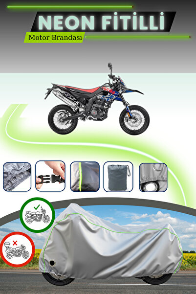 Cemku Fast قماش دراجة نارية متوافق مع Aprilia SX 125 متوافق مع Gray Lock Neon...