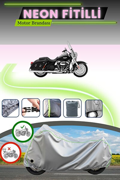 Cemku Fast غطاء محرك متوافق مع هارلي ديفيدسون رود كينج كلاسيك FLHRCI باللون ا...