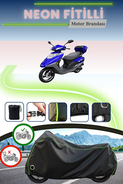 Cemku Fast قماش محرك متوافق مع قفل أسود نيون فيتيلي كينج موتور سبيكا 100