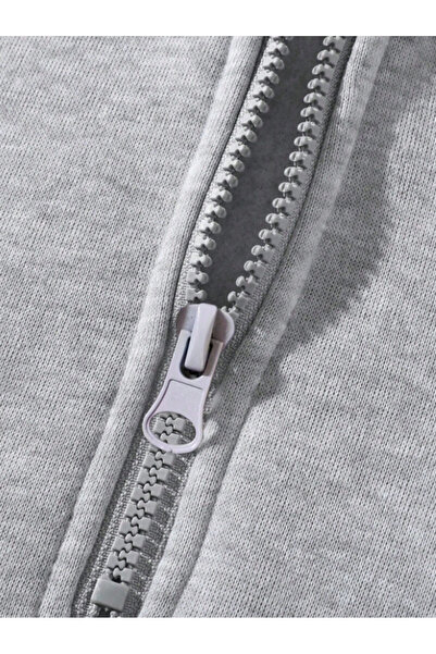 Revasser Unisex Erkek/Kadın YARIM KAPÜŞONLU RESILIENT Renkli Özel Pamuklu Oversize Sweatshirt