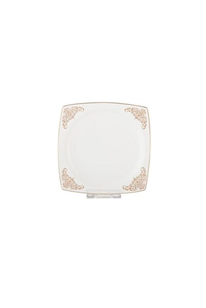 ORIAN 6-piece square porcelain decorated dessert, fruit and breakfast plate set