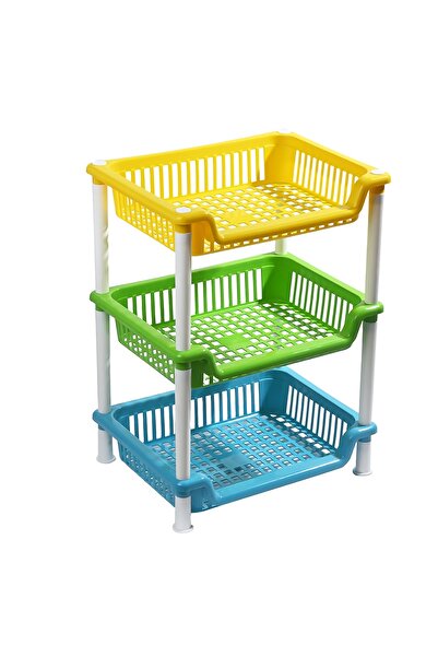 COCONALY Rectangular storage basket - 3 drawers