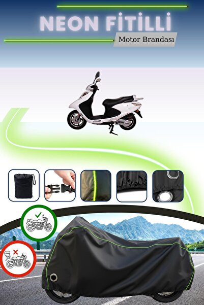 Cemku Fast غطاء محرك متوافق مع نيون فيتيلي فالكون دولفين 125 EFI باللون الأسود