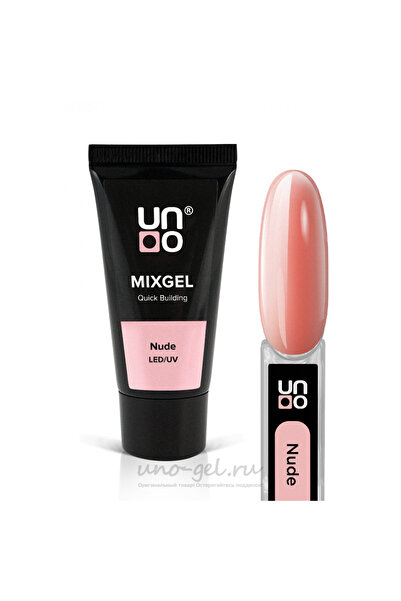 QNAİL PROFESSİONAL Uno Poly Jel nude LED/UV Quick Building 30G