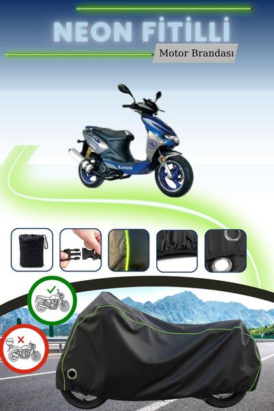 Cemku Fast غطاء محرك متوافق مع نيون فيتيل كانوني هوسار 125 باللون الأسود