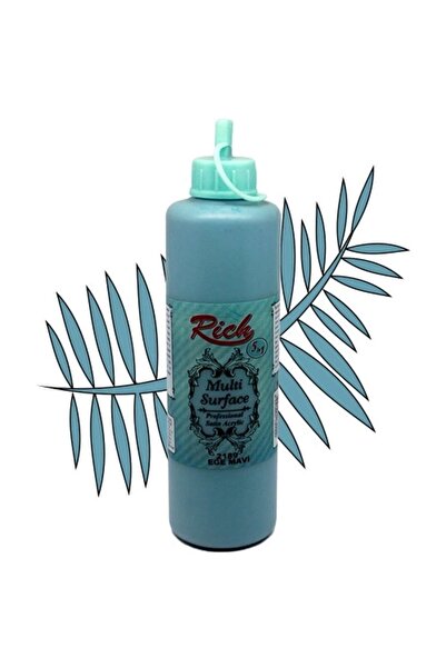Rich Supertrend Multi Surface Her Yüzey İçin Akrilik Boya 500 cc. 2189 EGE MAVİ