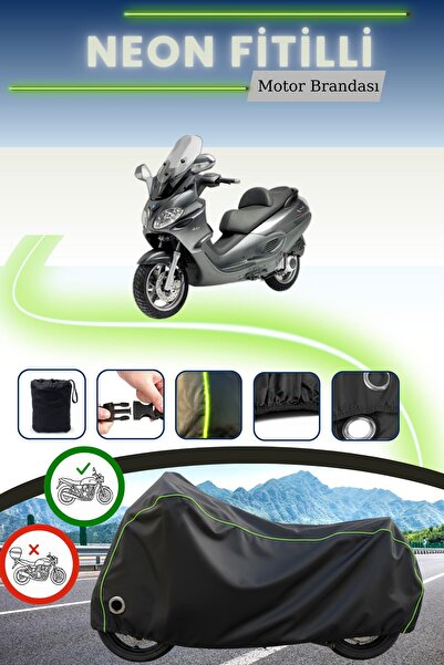 Cemku Fast غطاء محرك متوافق مع نيون فيتيلي لدراجة بياجيو إكس إيفو 400 باللون ...