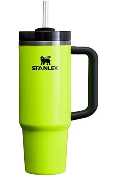 Generic Quencher H2.0 FlowState Stainless Steel Vacuum Insulated Tumbler with Lid and Straw, Neon Ye