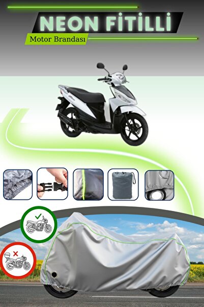 Cemku Fast قماش دراجة نارية رمادي اللون متوافق مع نيون فيتيل سوزوكي أدريس