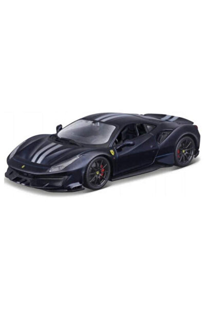 BBURAGO Ferrari 488 Pista bleumarin/gri - 1/24