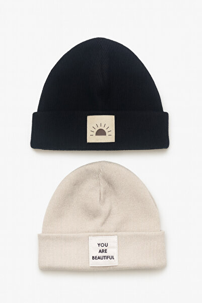 anna sofie Нов комплект от 2 шапки Ribana за деца на възраст 1-5 години