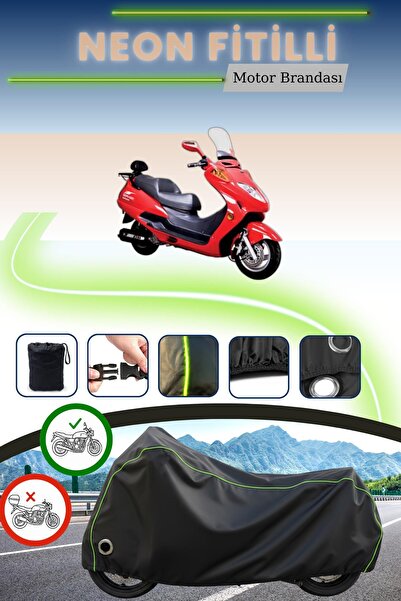 Cemku Fast غطاء محرك متوافق مع نيون فيتيلي دورادو ساندور 150 باللون الأسود