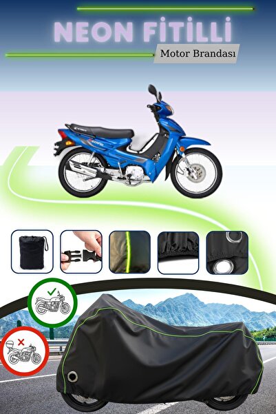 Cemku Fast غطاء محرك متوافق مع نيون فيتيل كيمكو أكتيف 110 باللون الأسود