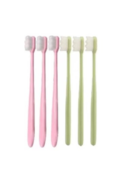 DentalX Toothbrush Green with Ultra-Fine Bristles