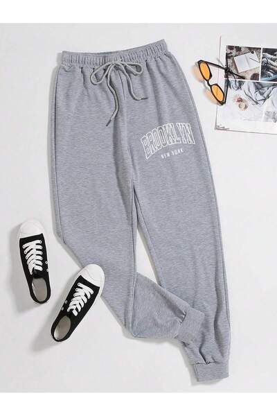 ModaQamar Brooklyn New York Printed Sweatpants