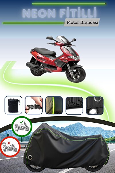 Cemku Fast غطاء محرك متوافق مع نيون فيتيلي جيليرا رانر 180 باللون الأسود