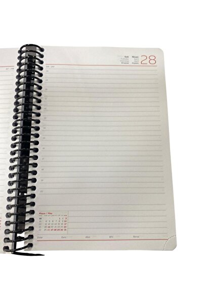 tüftürük Спирално подвързан ежедневник за 2026 г. 17X24 ДНЕВНИК 336 страници