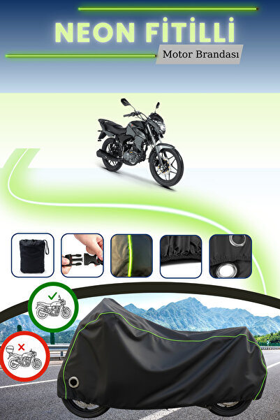 Cemku Fast غطاء محرك متوافق مع نيون فيتيلي RKS 125R من بلاك ليكت