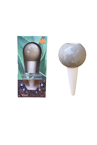 Generic Drop Nature Self-Watering Plant Assistant, 420 ml, Pearl Gray, 23 cm