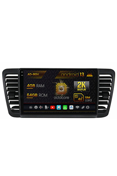 AutoDrop Navigatie Subaru Legacy (2004-2010),Android 13,V-Octa/4GB RAM+64GB R...