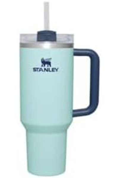 Generic 40oz Stainless Steel H2.0 FlowState Quencher Tumbler Watercolor Blue