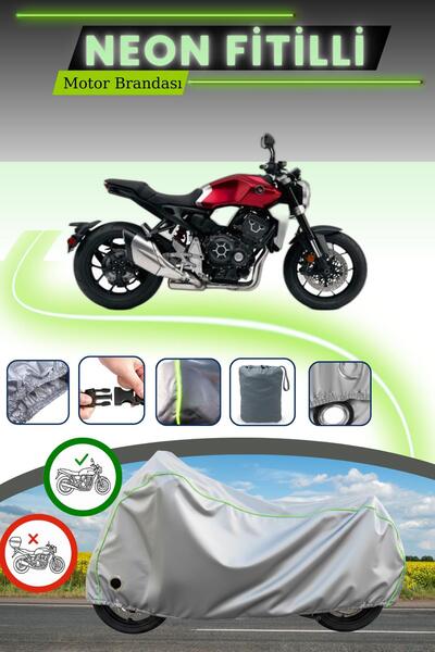 Cemku Fast قماش دراجة نارية متوافق مع هوندا سي بي 1000 آر متوافق مع قفل رمادي...