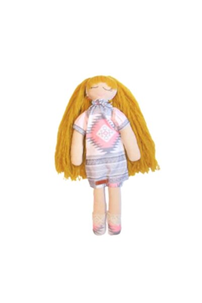Lucille Craftshop Papusa textila multicolora, 63 cm