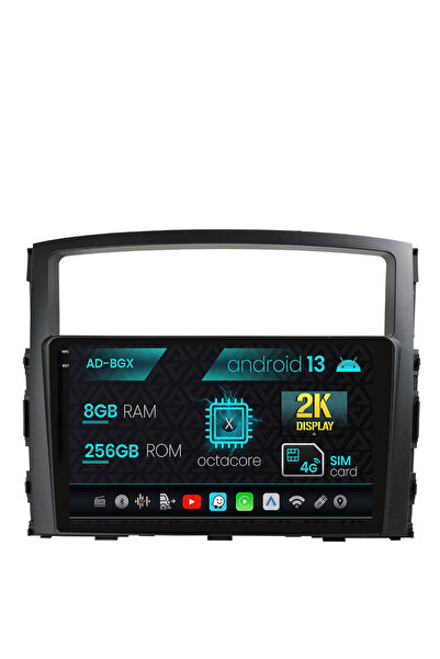 AutoDrop Navigatie Mitsubishi Pajero (2006-2014), Android 13, X-Octa/8GB RAM ...